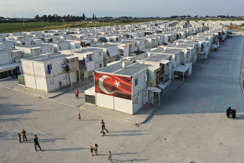 The Boynuyogun refugee camp in Hatay, Turkey, on September 16, 2019, which houses around 8,500 refugees from northern Syria. Getty