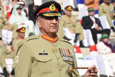 General Qamar Javed Bajwa will stay on past his planned three-year tenure. AFP