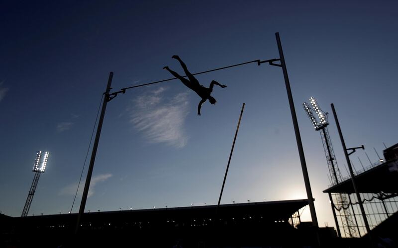 Philippine athelete Ernest John Obiena in action during the men's Pole Vault a Golden Spike Meeting in Ostrava, Czechia. Reuters