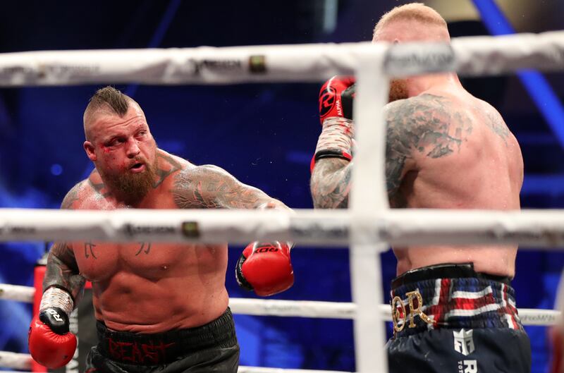Eddie Hall goes on the attack.