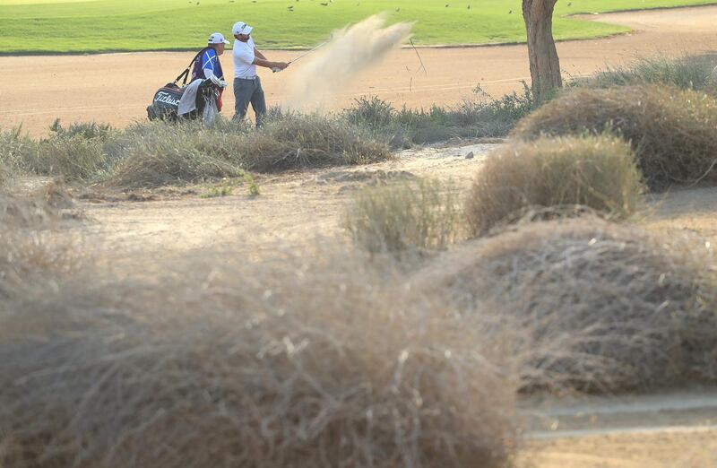 Scott Jamieson of Scotland during Day Two of the Omega Dubai Desert Classic. Getty