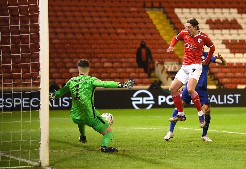 DF Callum Brittain, 7 – Came desperately close to bundling the Tykes in front when he produced a bursting charge into the box to nip in front of Marcos Alonso, but he could only place his effort straight at Kepa. He had the better of Christian Pulisic at the other end too. Getty Images