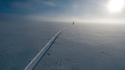 Erling Kagge walked to the North Pole in 1990, the South Pole in 1993 and the summit of Mount Everest (the “third pole”) in 1994. Courtesy Haraldur Orn Olafsson