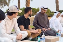 President Sheikh Mohamed joins worshippers at Sheikh Zayed Grand Mosque iftar