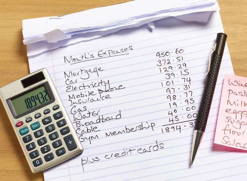 If you find it difficult to save on a regular basis, consider keeping a record of your monthly expenditure. Photo: Getty Images