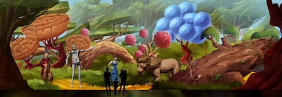 Toda's new show The Wizard of Oz 360 takes the classic tale into the world of digital art. Photo: Toda