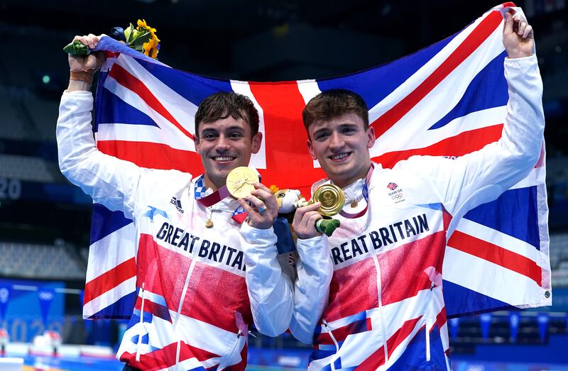 Tom Daley, left, and Matty Lee have been made Members of the Order of the British Empire (MBE) for services to diving.