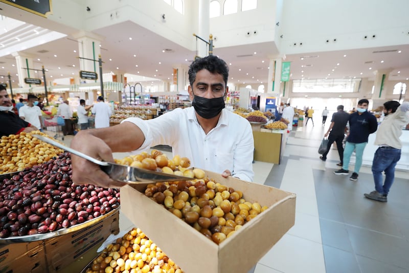 Most of the dates at the festival are fresh from local farms, plus some from neighbouring Oman.