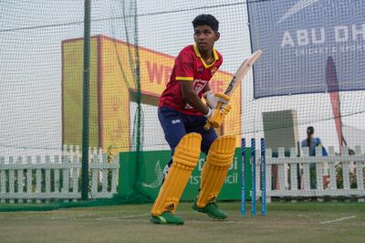 Ethan D’Souza is the next bright talent expected to stake a claim in the UAE team. Antonie Robertson / The National
