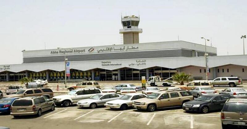 Saudi Arabia's Abha airport, which was targeted by Yemen's Iran-backed Houthi rebels on February 10, 2021. Google