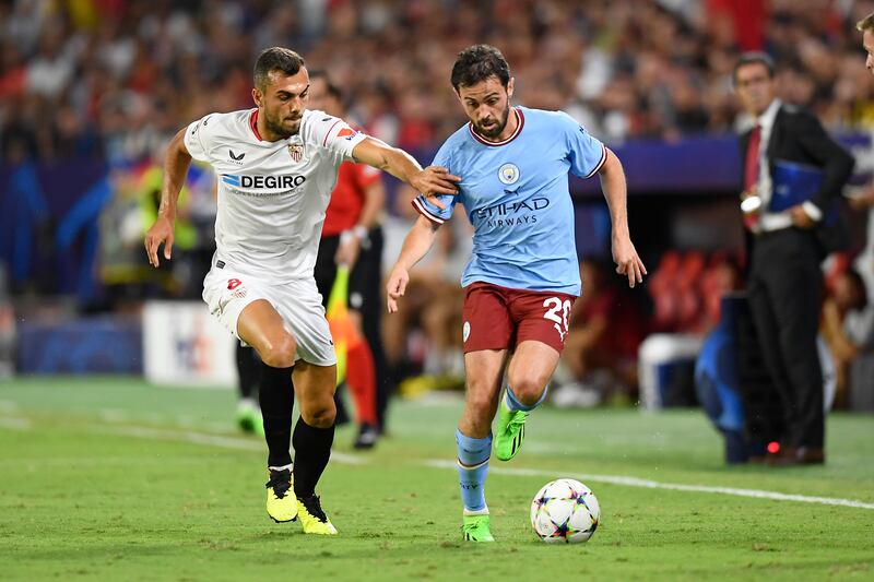 Bernardo Silva – 7. Looked assured in the midfield and a composed performance which Pep Guardiola will be happy with. AP Photo 