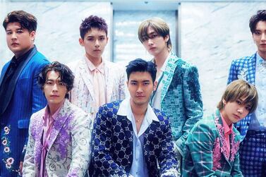 K-pop group Super Junior is coming to Dubai's Coca-Cola Arena in March this year. Courtesy Super Junior