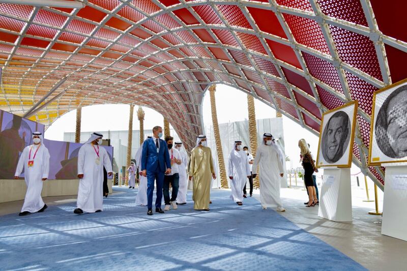 The pavilion brings visitors on a journey through Iraqi culture, arts, science, literature and folklore.