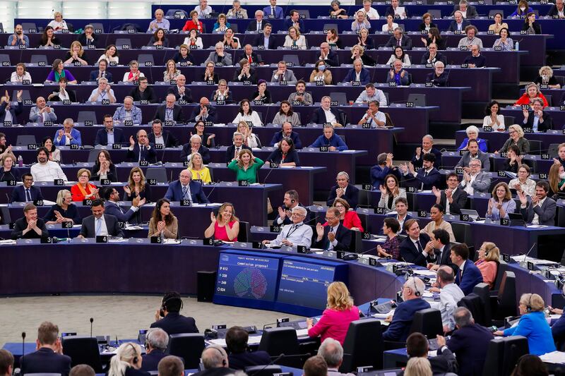 The EU's Fit for 55 climate package was put to the vote in the European Parliament on Wednesday. EPA