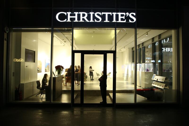 Christie’s initially delayed its auction until June, but has decided to push it out further, in anticipation of some form of reopening. Photo courtesy Christie's