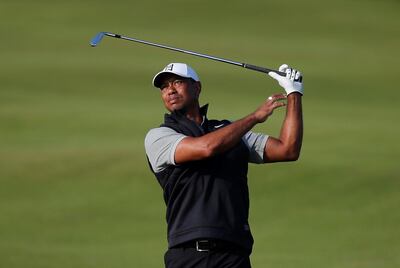 Golf - The 148th Open Championship - Royal Portrush Golf Club, Portrush, Northern Ireland - July 16, 2019  Tiger Woods of the U.S. during practice  REUTERS/Paul Childs