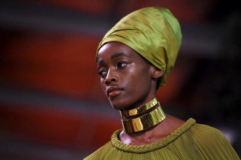 Elie Saab during the Women&#39;s Spring-Summer 2020 Ready-to-Wear collection. AFP&nbsp;
