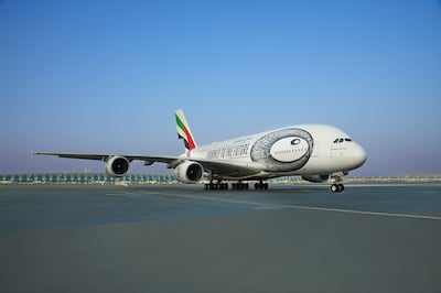 Ten planes will have the new livery. Photo: Emirates