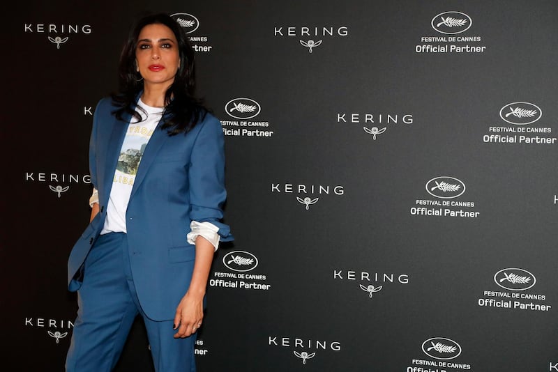72nd Cannes Film Festival - Photocall Kering Women in Motion - Cannes, France, May 16, 2019. Director Nadine Labaki, Jury President of Film selection "Un Certain Regard" poses. REUTERS/Eric Gaillard
