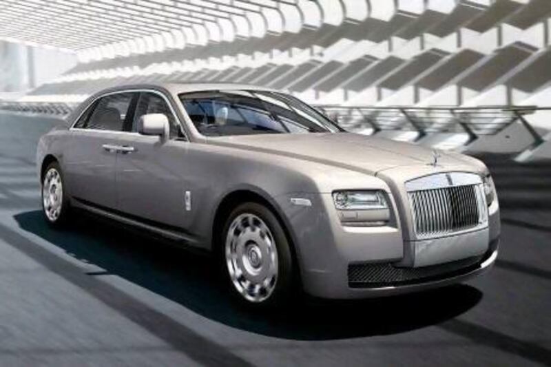 The Rolls-Royce Ghost Extended Wheelbase.