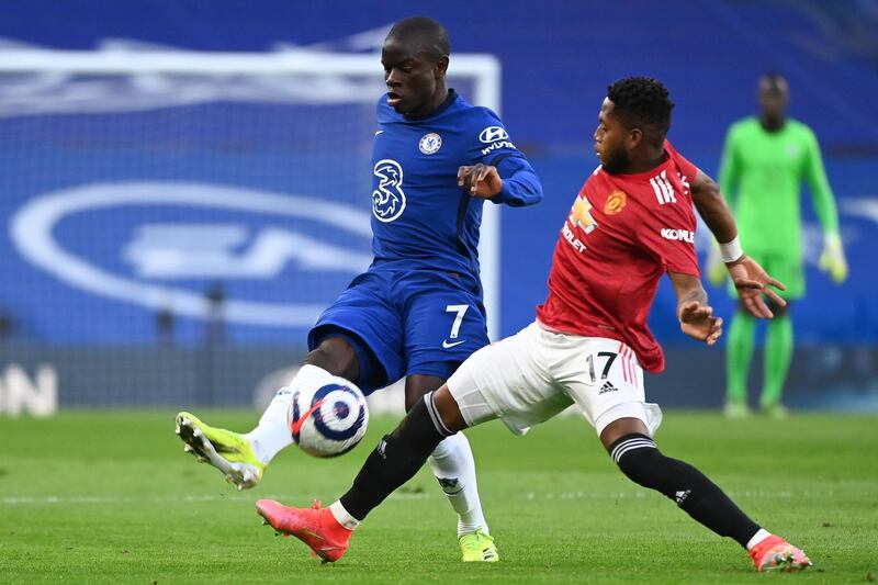 Centre midfield: N’Golo Kante (Chelsea) – Made the most tackles and interceptions at Stamford Bridge in an all-action display in the stalemate against Manchester United. EPA
