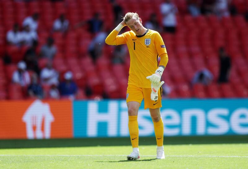 ENGLND PLAYER RATINGS: Jordan Pickford - 6. Little to do early on in the heat but listen to the hugely vocal home fans, then he had to steady his players as Croatia took more share of possession. Looked to play the ball long almost all the time – even though it often came back. Reuters