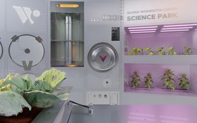 StarLab Oasis is looking to send seeds to the International Space Station, which could host the George Washington Carver Science Park created by a sister company, Starlab. Photo: StarLab Oasis

