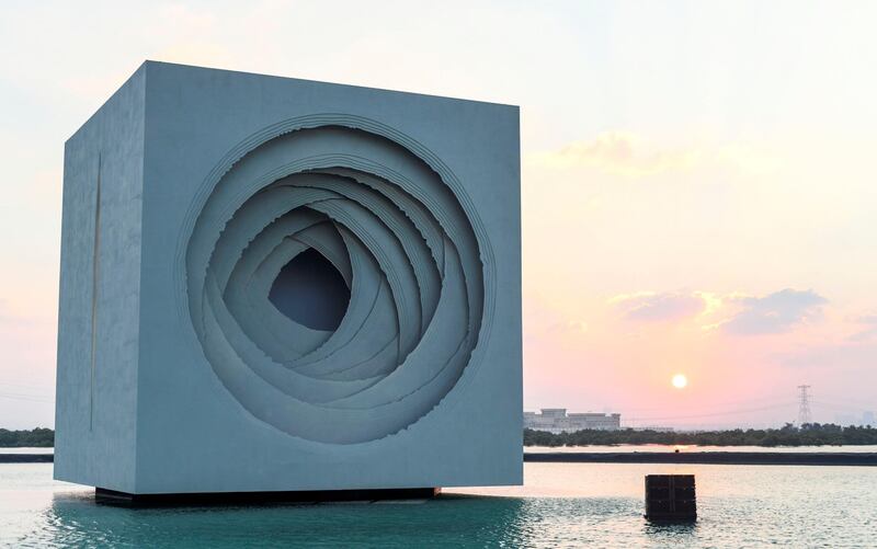 Abu Dhabi, United Arab Emirates - The Seed Experience, art installation located on Jubail Island. Khushnum Bhandari for The National