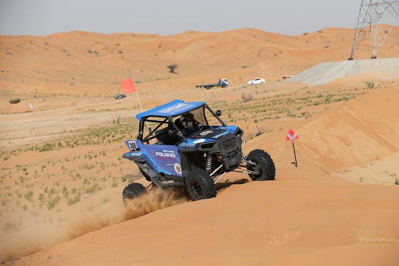 Ahmad Al Maqoodi of the UAE competes at the Emirates Desert Championship. Courtesy Total Communications