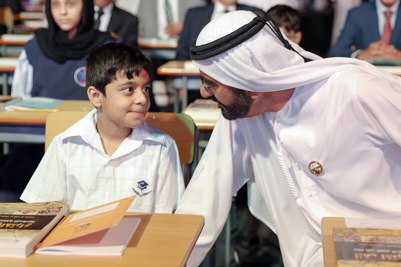 Sheikh Mohammed's books give children a glimpse into his early life and the nature and wildlife found in the deserts around us. All photos courtesy: Dubai Media Office