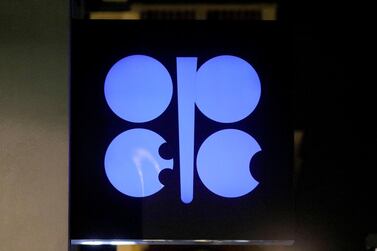 The Opec+ alliance agreed in April to draw back an historic 9.7 million barrels per day from the markets in May and June. AP Photo
