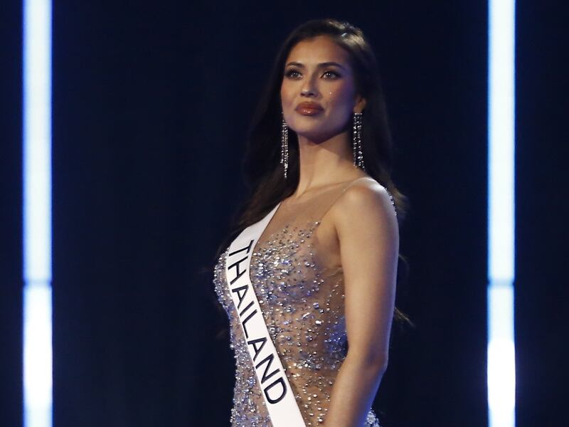 Miss Universe Thailand Anntonia Porsild was the first runner up at the 2023 event. EPA 