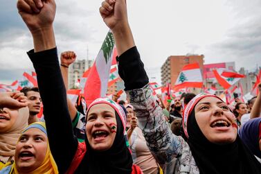 For the first time in years, Lebanese people have been able to set aside their differences and join forces to demand the fall of a decaying political class. AFP