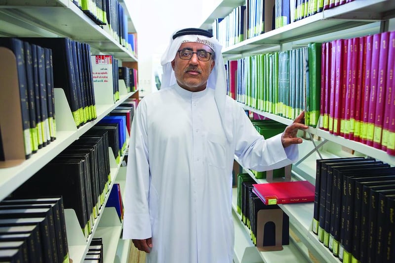 Hasan Al Naboodah is a historian and professor at the UAE University in Al Ain. Jaime Puebla / The National

