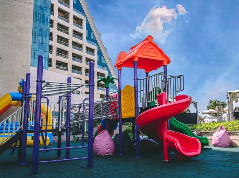 Solo at Raffles Dubai has its own playground. Photo: Solo