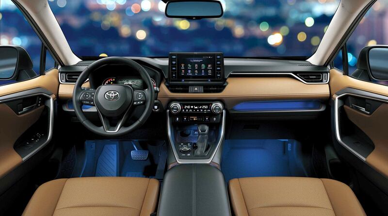 The RAV4 VXR interior. Courtesy Toyota