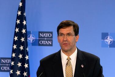 US Secretary of Defence Mark Esper is under pressure from senators to strike Turkey from the F-35 programme's list of parts suppliers. EPA