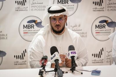 Mohsen Al Awadhi, programme director of the Emirates Mission to the Asteroid Belt, said 84 space companies based in the UAE have registered their interest so far.  Antonie Robertson / The National