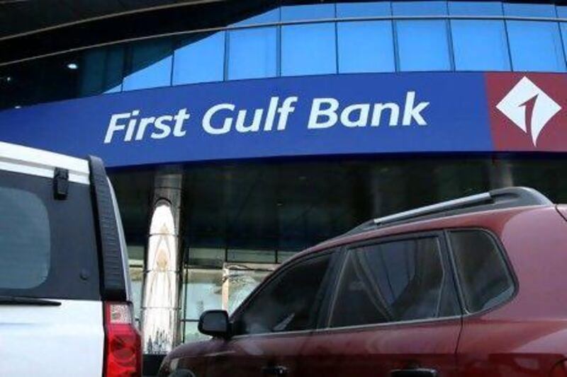 First Gulf Bank said it was considering reducing the scope of its contract with an outside company that manages its telemarketing operations and was exploring alternatives.