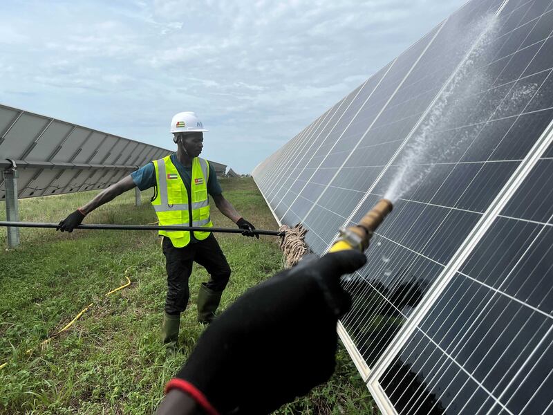 Nearly 95 per cent of the Blitta population are subsistence farmers - the power plant has brought some much-needed regular work