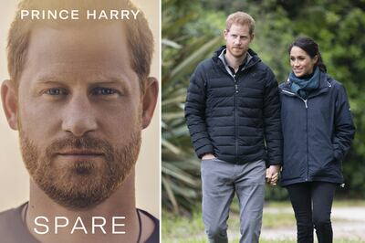 Prince Harry's memoir 'Spare' will go on sale in January. AP / Getty Images