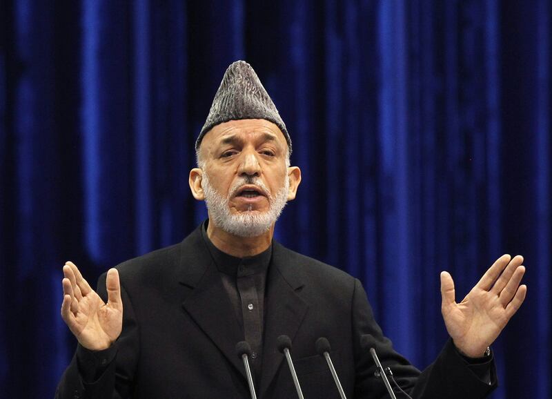 Afghan President Hamid Karzai told a meeting of tribal elders and political leaders they should support a security pact with the United States, but acknowledged there was little trust between the two nations. Omar Sobhani / Reuters





