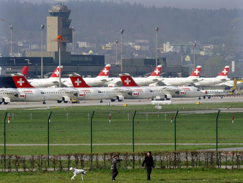 Swiss International Air Lines rounded out the top 10. EPA