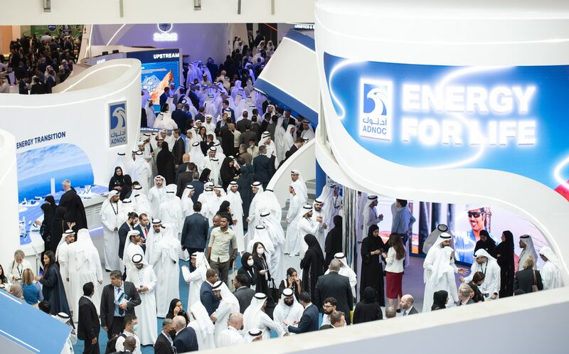 Day two of Adipec. Photo: Adipec
