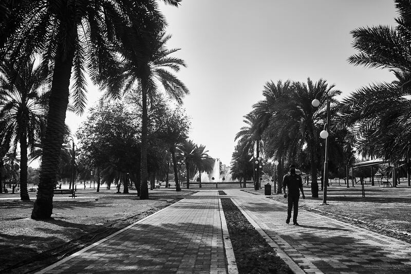 Khalidiyah Park in Abu Dhabi. 