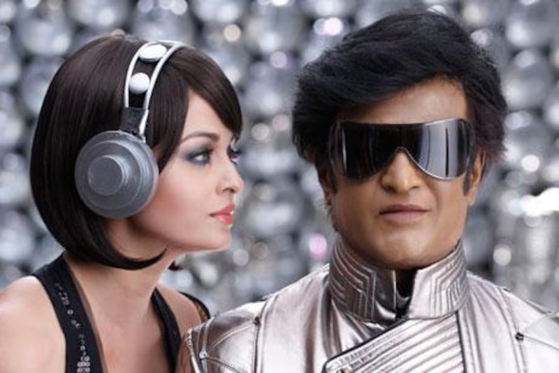 A scene from the Bollywood movie Robot, which broke box-office records last year.