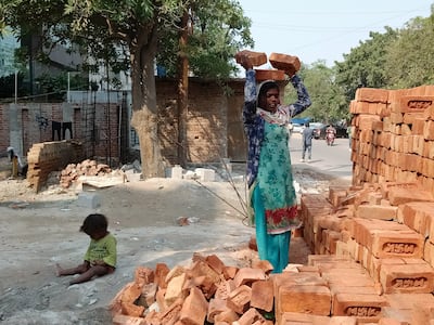 Pic 5 Ms Seema and her husband, also a construction worker, were thrilled when they came to Noida, a satellite city outside capital Delhi from Bhagalpur in one of India’s most impoverished Bihar state