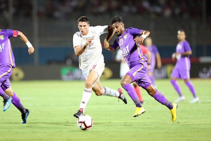 Al Ain vs Al Wahda Arabian Gulf Super Cup match played in Cairo, Egypt. Courtesy AGL