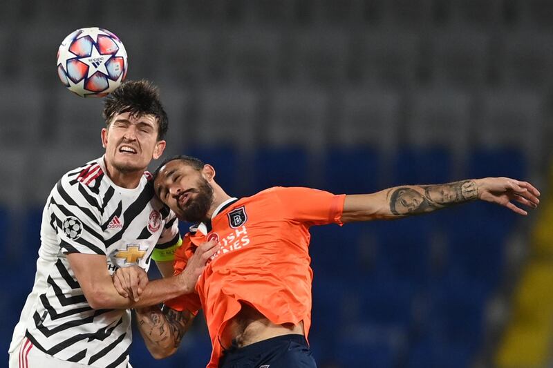 Harry Maguire, 5: Didn’t look like the captain was leading his own defence, let alone team. United’s shape when they lost the ball for the first goal was all wrong and, according to Solskjaer, not the goal you expect to see at this level. AFP