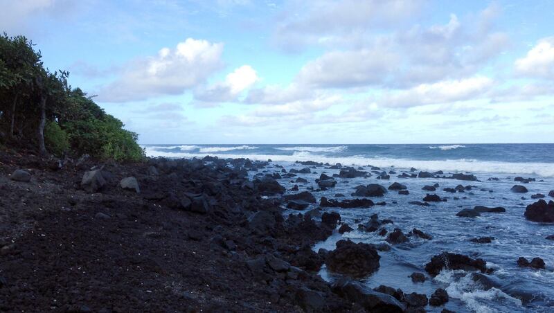 Hawaii's Pohoiki beach is just one year old but it is already polluted by plastic from the ocean. Courtesy Flickr / Matt McGee